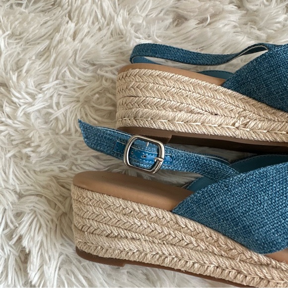 Coutgo Womens Platform Espadrille Wedge Sandal New In Box Size 9.5 - Picture 5 of 8